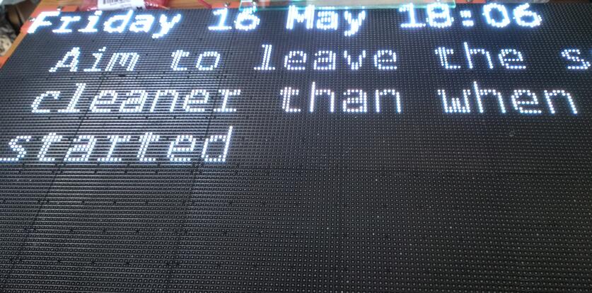 Informative Display Panel